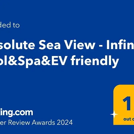 Absolute Sea View - Infinity Pool&Spa&Ev Friendly Mamaia Esterno foto